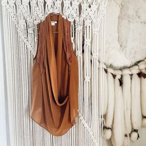 Helmut Lang Crossover Crêpe Top